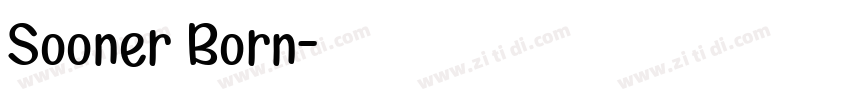 Sooner Born字体转换